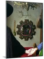 Arnolfini Marriage, Detail of Mirror, 1434-Jan van Eyck-Mounted Giclee Print