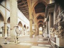 Interior of Basilica of Santa Croce, Florence, Work Believed to Be-Arnolfo di Cambio-Framed Giclee Print