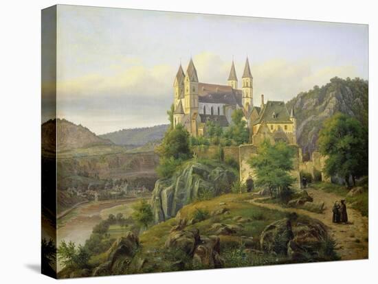 Arnstein Abbey. 1835-Carl Friedrich Lessing-Stretched Canvas