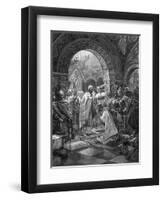 Arnulf Crowned King-Alphonse Mucha-Framed Art Print