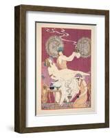 Aromatic Fumigations, Illustration from 'The Works of Hippocrates', 1934 (Colour Litho)-Joseph Kuhn-Regnier-Framed Giclee Print