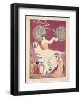 Aromatic Fumigations, Illustration from 'The Works of Hippocrates', 1934 (Colour Litho)-Joseph Kuhn-Regnier-Framed Giclee Print