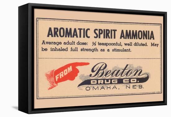 Aromatic Spirit Ammonia-null-Framed Stretched Canvas