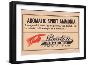 Aromatic Spirit Ammonia-null-Framed Art Print