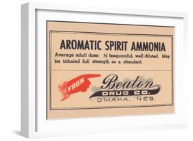 Aromatic Spirit Ammonia-null-Framed Art Print