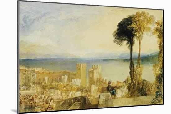 Arona, Lago Maggiore-J. M. W. Turner-Mounted Giclee Print