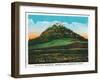 Aroostook County, Maine, View of Hay Stock Mountain, Presque Isle-Lantern Press-Framed Art Print