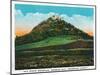 Aroostook County, Maine, View of Hay Stock Mountain, Presque Isle-Lantern Press-Mounted Art Print