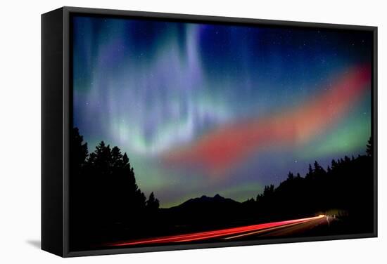 Arora Borealis, Northern Lights-null-Framed Stretched Canvas