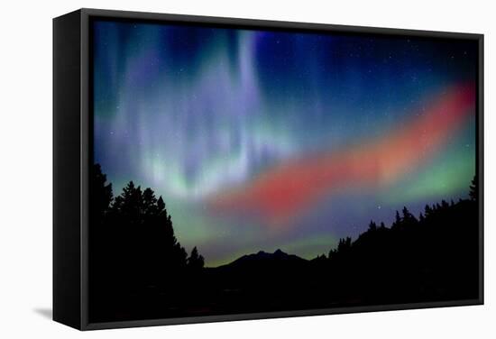 Arora Borealis, Northern Lights-null-Framed Stretched Canvas