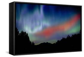 Arora Borealis, Northern Lights-null-Framed Stretched Canvas