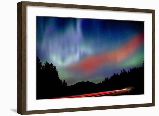 Arora Borealis, Northern Lights-null-Framed Photographic Print