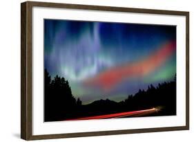 Arora Borealis, Northern Lights-null-Framed Photographic Print