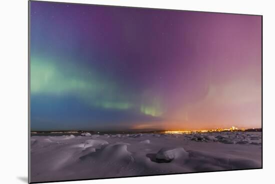 Arora Borealis, Northern Lights-null-Mounted Photographic Print