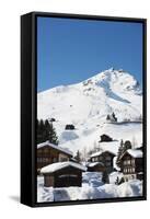 Arosa Mountain Resort, Graubunden, Swiss Alps, Switzerland, Europe-Christian Kober-Framed Stretched Canvas