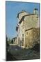 Around Florence, Rustic Houses-Telemaco Signorini-Mounted Giclee Print