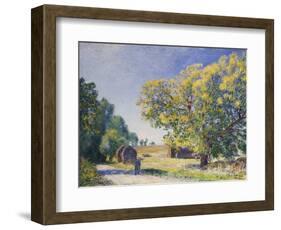 Around the Forest, a Clearing; Autour De La Foret, Une Clairiere, 1895-Alfred Sisley-Framed Giclee Print