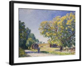 Around the Forest, a Clearing; Autour De La Foret, Une Clairiere, 1895-Alfred Sisley-Framed Giclee Print