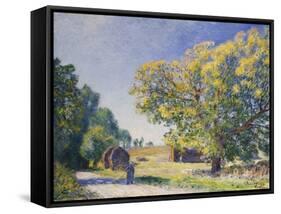 Around the Forest, a Clearing; Autour De La Foret, Une Clairiere, 1895-Alfred Sisley-Framed Stretched Canvas