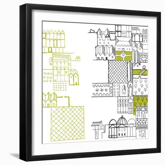 Around The Houses I-Alistair Forbes-Framed Giclee Print