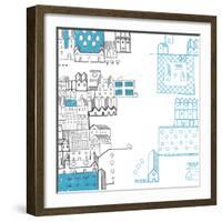 Around The Houses II-Alistair Forbes-Framed Giclee Print