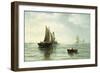 Around the Lighthouse-Edward Moran-Framed Giclee Print