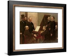 Around the Piano, 1885-Henri Fantin-Latour-Framed Giclee Print