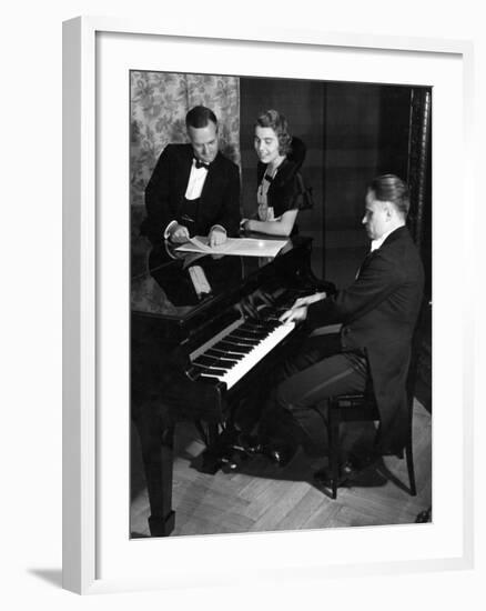 Around the Piano-null-Framed Photographic Print