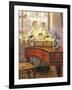 Around the Piano-Walter Firle-Framed Giclee Print