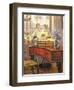 Around the Piano-Walter Firle-Framed Giclee Print