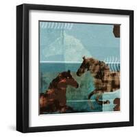 Around the Stable I-Dan Meneely-Framed Art Print