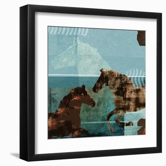 Around the Stable I-Dan Meneely-Framed Art Print