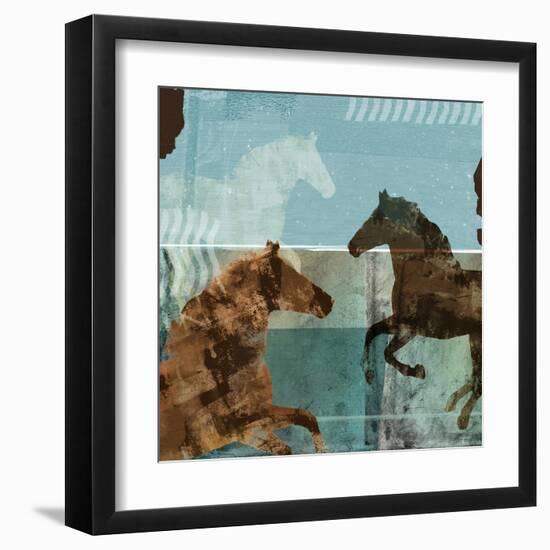 Around the Stable II-Dan Meneely-Framed Art Print