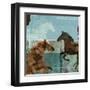 Around the Stable II-Dan Meneely-Framed Art Print