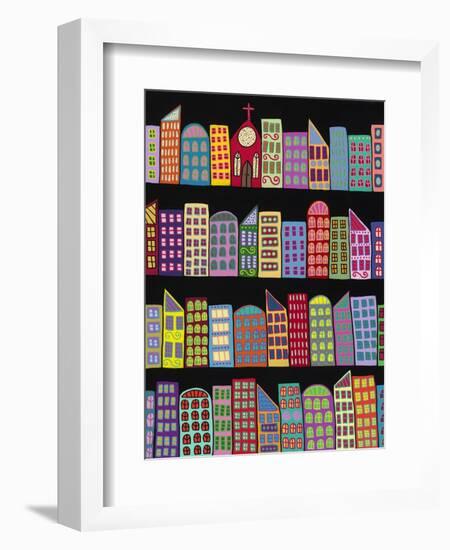 Around the Way-Kerri Ambrosino-Framed Giclee Print