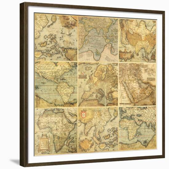 Around the World I-Joannoo-Framed Art Print