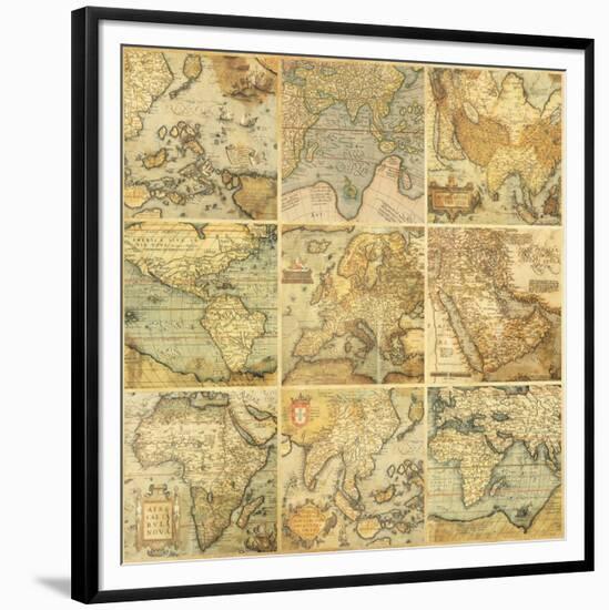 Around the World I-Joannoo-Framed Art Print