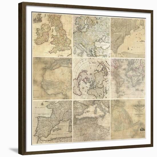 Around the World II-Joannoo-Framed Art Print