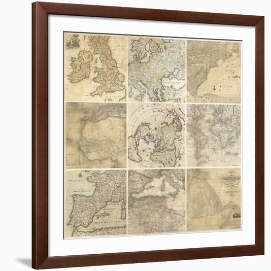 Around the World II-Joannoo-Framed Art Print