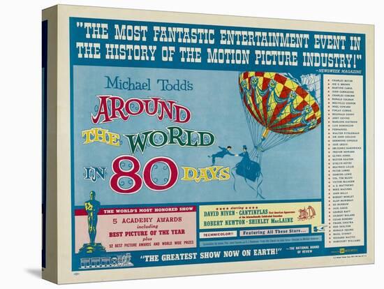 Around the World In 80 Days, 1956, "Around the World In Eighty Days" Directed by Michael Anderson-null-Stretched Canvas