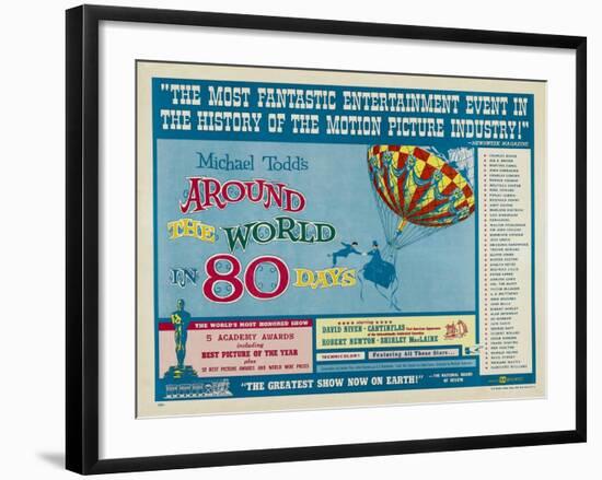 Around the World In 80 Days, 1956, "Around the World In Eighty Days" Directed by Michael Anderson-null-Framed Giclee Print