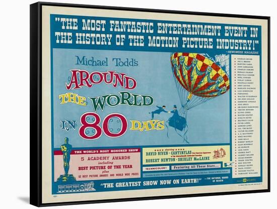 Around the World In 80 Days, 1956, "Around the World In Eighty Days" Directed by Michael Anderson-null-Framed Stretched Canvas