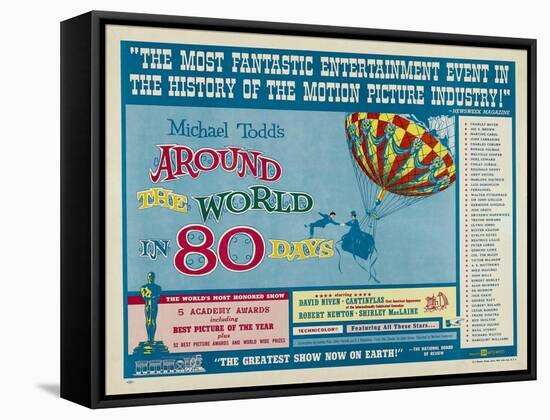 Around the World In 80 Days, 1956, "Around the World In Eighty Days" Directed by Michael Anderson-null-Framed Stretched Canvas