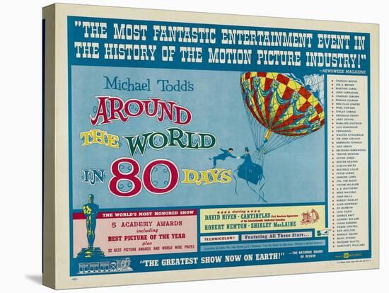 Around the World In 80 Days, 1956, "Around the World In Eighty Days" Directed by Michael Anderson-null-Stretched Canvas