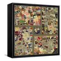 Around the World in 80-Kate Ward Thacker-Framed Stretched Canvas