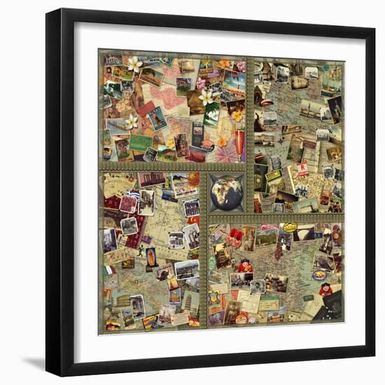 Around the World in 80-Kate Ward Thacker-Framed Giclee Print