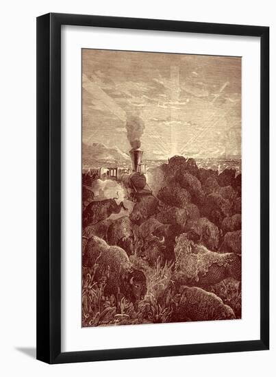 Around the World in Eighty Days by Jules Verne - 22-Hippolyte Leon Benett-Framed Giclee Print