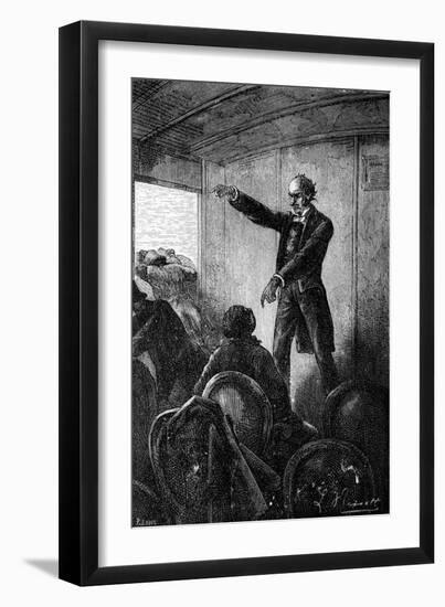 Around the World in Eighty Days by Jules Verne - 26-Hippolyte Leon Benett-Framed Giclee Print