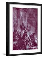 Around the World in Eighty Days by Jules Verne - 2-Hippolyte Leon Benett-Framed Giclee Print