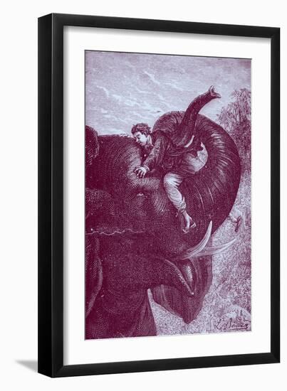 Around the World in Eighty Days by Jules Verne - 35-Hippolyte Leon Benett-Framed Giclee Print